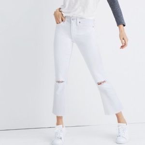 Madewell white jeans